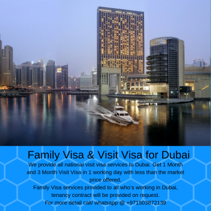 Family Visa & Visit Visa for Dubai