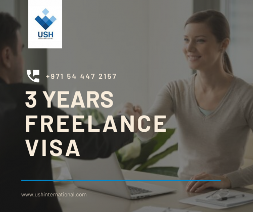 Be a Freelancer in UAE - Get your 3 years Freelance Visa here! Dial #00971544472157