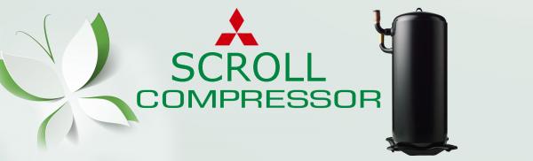 Mitsubishi Rotary Compressor and Scroll compressor suppliers in Dubai, UAE