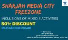 50% Discount Promo by Sharjah Media City Freezone
