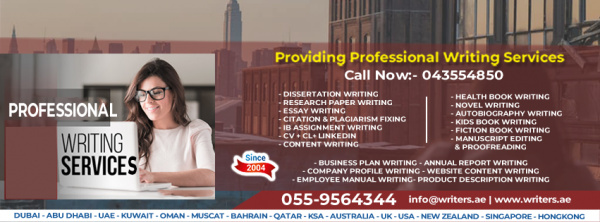 Dissertation writing service in Dubai