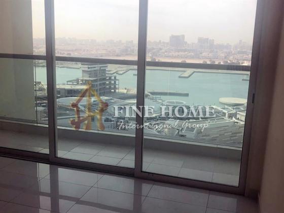 In Marina Square 2BR Apartment with Soothing Sea View.