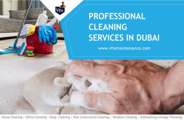 Professional Cleaning Company in Dubai - VFix UAE