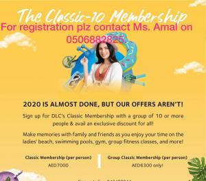 Classic 10 membership to participate in the Dubai Ladies Club