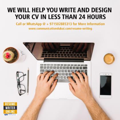 We will help you write and design your CV in less than 24 hours