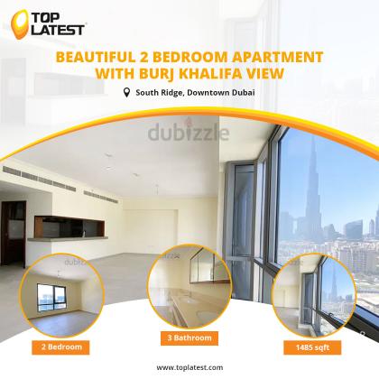 Beautiful Two Bedroom Apartment with Burj Khalifa View