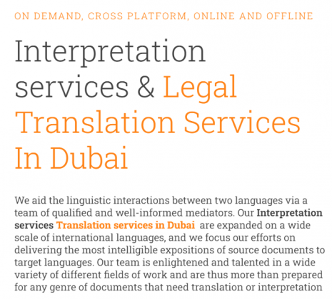 English To Arabic - Translation Services  in Dubai