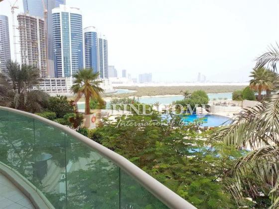 This Apartment With sea and pool View in Shams Abu Dhabi