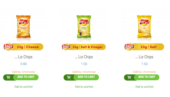 Order Snacks Online UAE | Union Coop Online