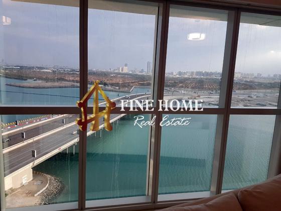 Furnished 2 BR Apartment / Sea Full View in Al Reem Island