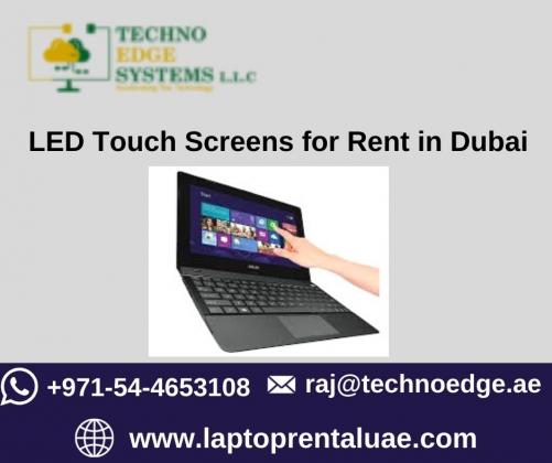Get LED Touch Screens for Rent in Dubai