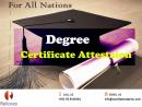 Degree certificate Attestation