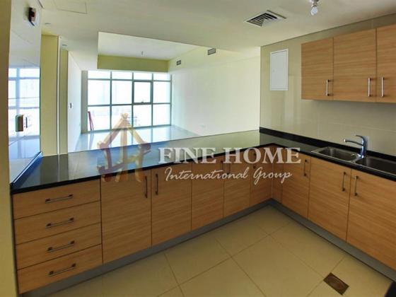 Own High floor 1BR Apt with stunning sea view