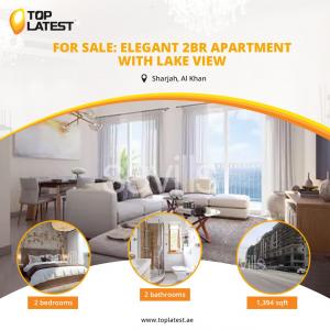 For Sale: Elegant 2BR Apartment with Lake View