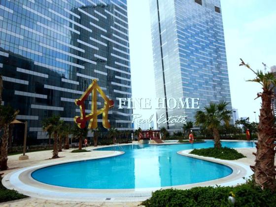 Excellent Pool & Sea View Apartment in Shams Gate