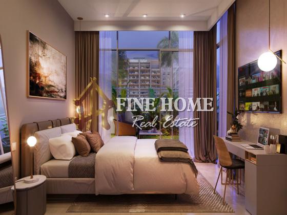 Furnished Studio for sale in Yas Island