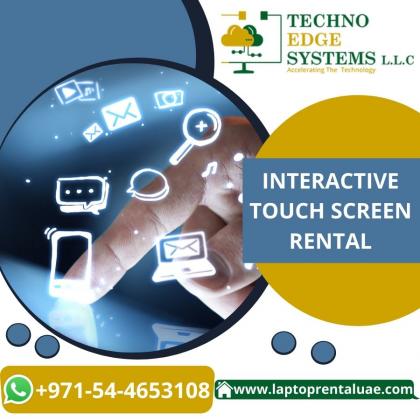 How can Touch Screen Rentals Boost your Events in Dubai?