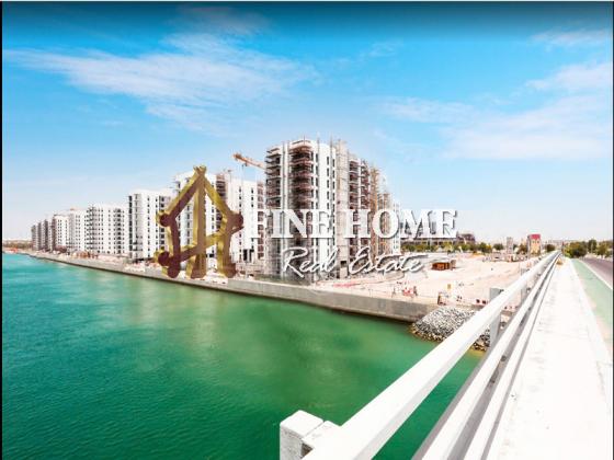 In Yas Island 1Bedroom Apartment With Canal and Pool View