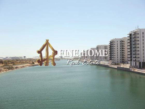 In Yas Island 1Bedroom Apartment With Canal and Pool View