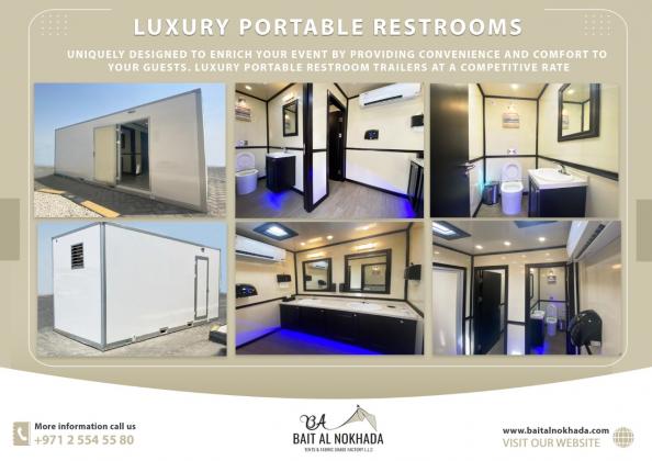 Portable toilets | Ablution units Sale & Rental - Bait Al Nokhada Tents & Fabric Shade Factory L.L.C, Abu Dhabi, UAE