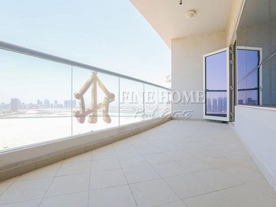 1BR with Balcony in a High-Floor Building