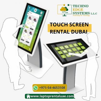 Touch Screen Rental in Dubai Provides a Novel Way of Presenting