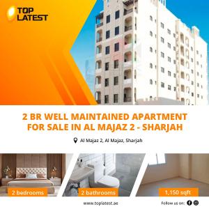 2 BR Well Maintained Apartment For Sale in Al Majaz 2 - Sharjah