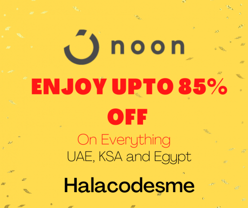 Enjoy Upto 85% off Noon coupon codes at Halacodesme