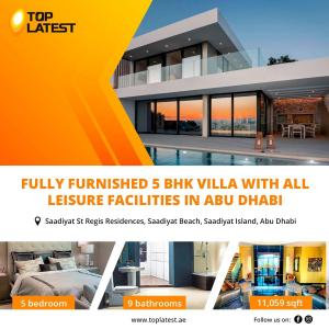 Fully Furnished 5 BHK Villa With All Leisure Facilities in Abu Dhabi