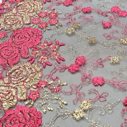 Buy Metallic Lace Fabric at Wholesale Prices