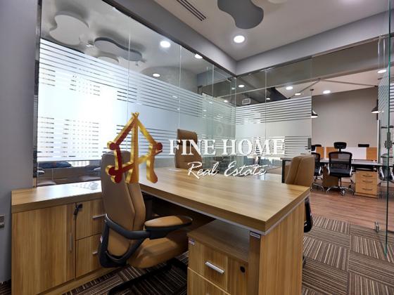 Fully Furnished Fitted Office With Amazing SEA View