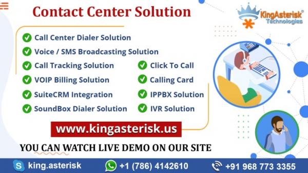 Contact Center Asterisk - VOIP solution and support provide by kingasterisk Technologies