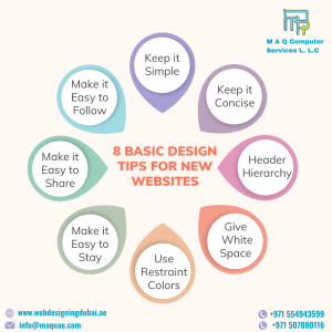 8 Essential Tips for A Good Website Design | web design company Dubai | web design UAE