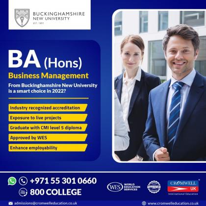 BA Honours Business Management Courses in Dubai, UAE Cromwell UK