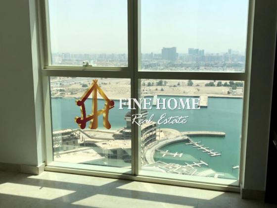 1BR APT IN HIGH FLOOR WITH FULL MARINA VIEW