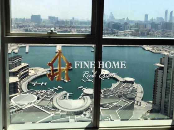 1BR APT IN HIGH FLOOR WITH FULL MARINA VIEW
