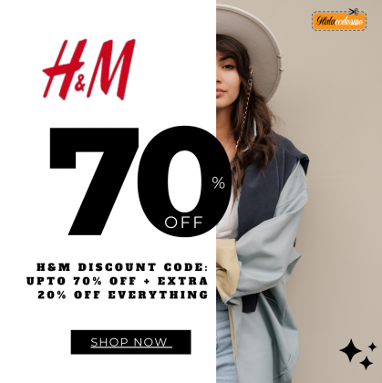 H&M Discount Code: Upto 70% Off + Extra 20% Off Everything