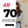 H&M Discount Code: Upto 70% Off + Extra 20% Off Everything