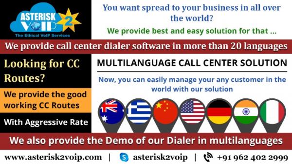 Multilanguage Call Center Dialer