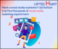 Need a social media marketer? UpTecHunt it is! Find thousands of social media maketing experts here: