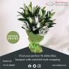 White Lilies Bouquet Online Sale