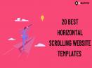 Best horizontal scrolling website templates & themes WordPress