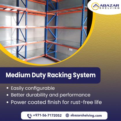 Durable Medium Duty Racking in Dubai at Cheap Cost