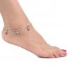 AanyaCentric Silver Plated White Metal Anklets Payal Pair ACIA0014S