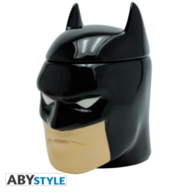 Batman Head Design DC Comics Licensed Black 300 Ml Ceramic MUG