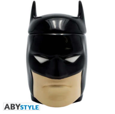 Batman Head Design DC Comics Licensed Black 300 Ml Ceramic MUG