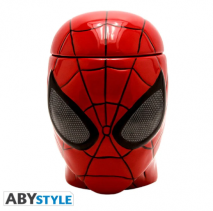 Spider-Man Mask Design Marvel Licensed Red 350 Ml Ceramic 3D Mug