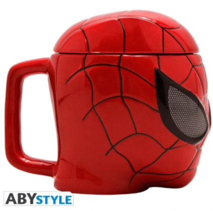 Spider-Man Mask Design Marvel Licensed Red 350 Ml Ceramic 3D Mug