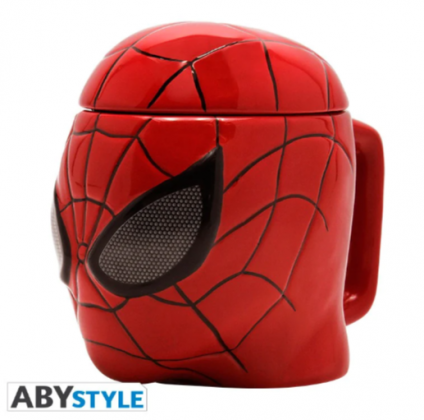 Spider-Man Mask Design Marvel Licensed Red 350 Ml Ceramic 3D Mug