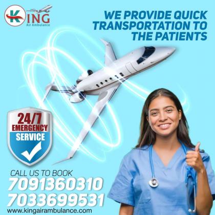 Take the Peerless Air Ambulance Services in Kolkata with Proper Care by King